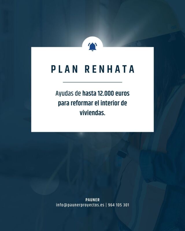 📃 🛠 En #Pauner, nos encargamos de todos los detalles, ¡y eso incluye la burocracia!

Sabemos que una reforma puede implicar mucho papeleo: permisos de obra, subvenciones, ayudas... Por eso, te acompañamos en cada paso y gestionamos toda la documentación necesaria para llevar a cabo tu proyecto.

Hoy queremos destacar el 𝐏𝐥𝐚𝐧 𝐑𝐞𝐧𝐡𝐚𝐭𝐚, una ayuda destinada a la reforma de habitaciones, cocinas y baños.

- - - - - - - -

Contáctanos y deja en nuestras manos el proceso de transformar tu hogar. En #Pauner nos ocupamos de todo, para que tú solo te preocupes de disfrutar del resultado. 

📞 964 105 301
📩 info@paunerproyecto.es
📍Provincia de Castellón
🌐 www.paunerproyectos.es 

𝐂𝐎𝐍𝐒𝐓𝐑𝐔𝐂𝐂𝐈𝐎́𝐍 𝐘 𝐑𝐄𝐅𝐎𝐑𝐌𝐀 𝐆𝐋𝐎𝐁𝐀𝐋
#CalidadPAUNER
#ConstrucciónGlobal #ReformaGlobal #ServicioIntegral #Amedida #PAUNER #Castellón #ProvinciaDeCastellón #PlanRenhata #Ayuda